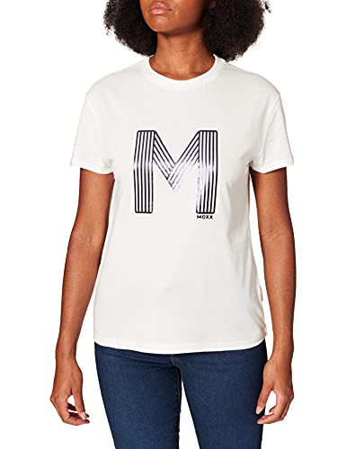 Mexx Camiseta, Blanco Crudo, XXL para Mujer