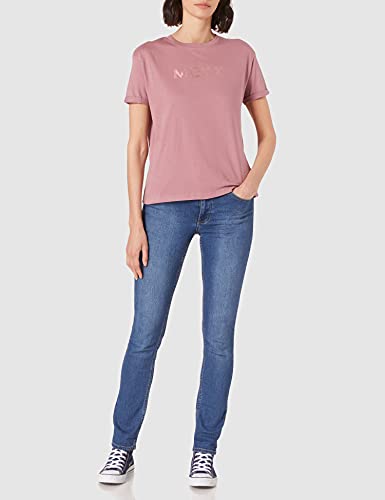 Mexx Organic Cotton T-Shirt Camiseta, Malva, L para Mujer