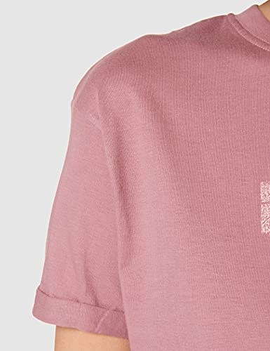 Mexx Organic Cotton T-Shirt Camiseta, Malva, L para Mujer