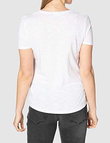 Mexx T-Shirt Short Sleeve FEMMIE Camiseta, Blanco, S para Mujer