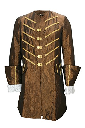 M&G Atelier Disfraz de pirata de Colonia unisex marrón, talla 46