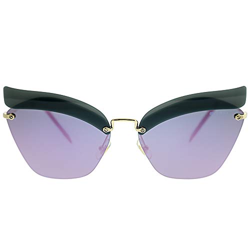 Miu Miu 0MU56TS I18147 63 Gafas de Sol, Azul (Opal Blue/Grey Pink), Mujer