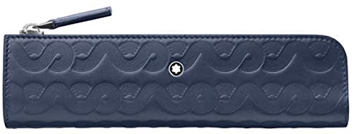 Montblanc MST Selection 1PenPouch ATW in 80Days Estuche, Adultos Unisex, Bl (Azul), Talla Única