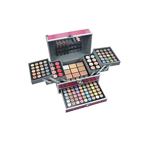 MUUZONING 132 Colores Paleta de Maquillaje - Cosmético Maquillaje Set - Makeup Paleta de sombra de ojos Ultimate Shadow Palette Delineador Corrector Rubor y Lápiz Labial N1