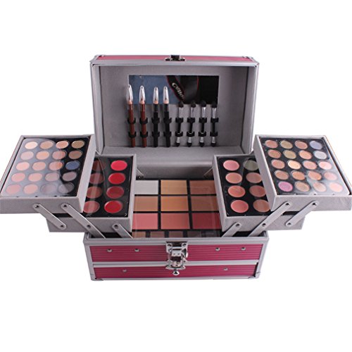 MUUZONING 132 Colores Paleta de Maquillaje - Cosmético Maquillaje Set - Makeup Paleta de sombra de ojos Ultimate Shadow Palette Delineador Corrector Rubor y Lápiz Labial N1