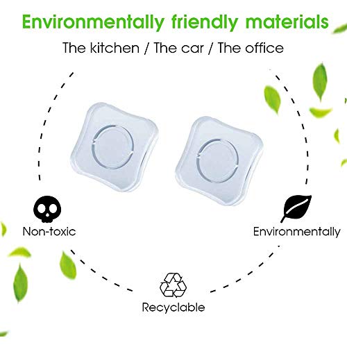 Nano Gel Pad Sticker,4 Piezas Soporte para Teléfono Nano Magic , Nano Magic Sticker, Soporte para Teléfono Nano Paste Antideslizante,para Teléfonos Celulares, Automóviles, Cocina, Baño, Oficina