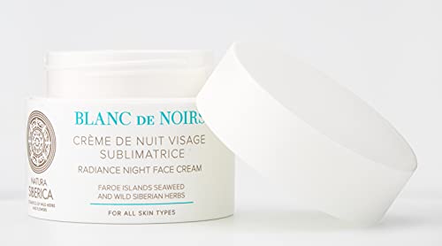 Natura Siberica Crema Facial de Noche Radíance, Blanc des Noirs - 50 ml
