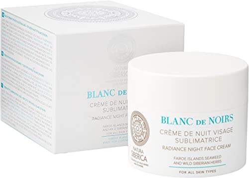 Natura Siberica Crema Facial de Noche Radíance, Blanc des Noirs - 50 ml