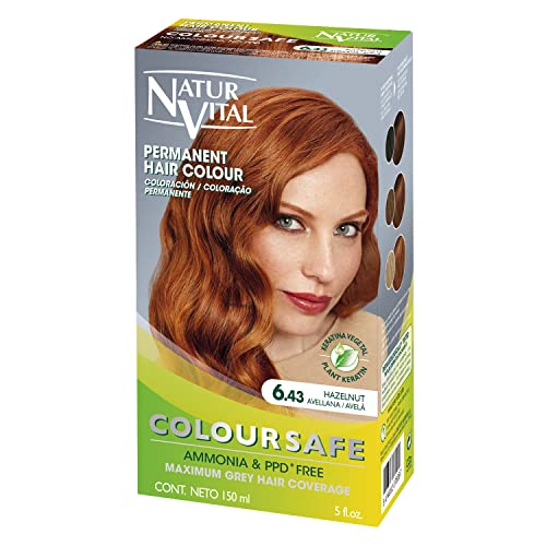 Naturaleza Y Vida Coloursafe Tinte Permanente Tono 6.43 Avellana - 150 ml