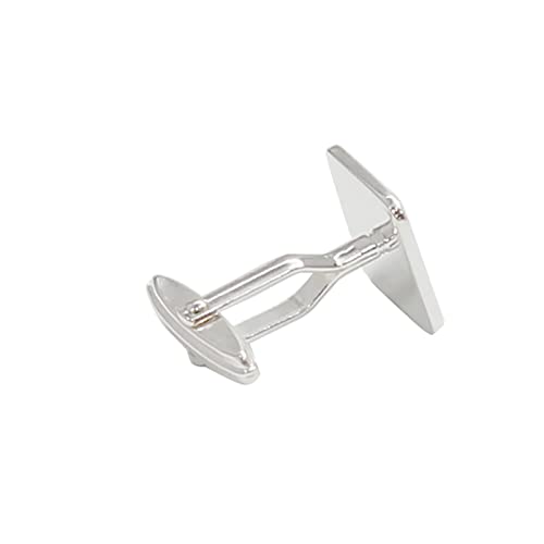 NC Gemelos, clásico, Camisa de Traje de Plata esterlina para Hombre, Estilo clásico y Simple, Venta al por Mayor, joyería de Moda, Regalo de Boda, Botones de Camisa de Esmoquin