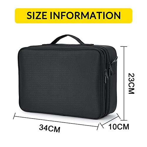 Neceser Maquillaje Portátil, Unipampa Bolsa de Maquillaje Cosméticos, Neceser de Viaje, Maleta de Makeup Profesional, Beauty Case de Viaje, Estuche de Maquillaje Impermeable con Divisores Ajustables
