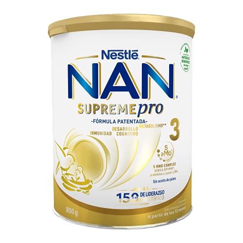 Nestlé Nan Supreme 3 Leche de Crecimiento en Polvo, 3 x 800g