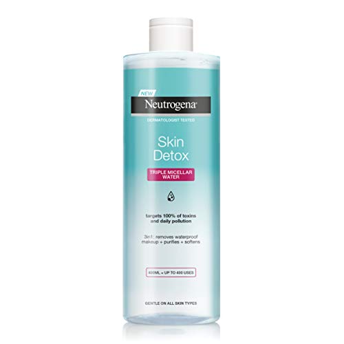 Neutrogena Acqua Micellare, Skin Detox, Tripla Azione, 400 ml