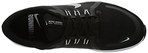 Nike Quest 4, Zapatillas para Correr Mujer, Black White Hyper Pink Dk Smoke Grey, 40 EU