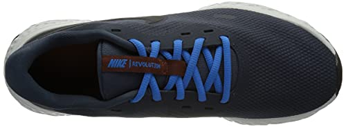Nike Revolution 5, Zapatillas para Correr Hombre, Azul Y Negro, 44 EU
