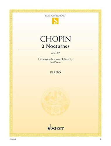 Nocturnes(2) opus 27 piano