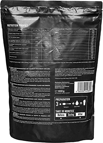 nu3 Proteína vegana 3K - 2kg de fórmula - 70% de proteína a base de 3 componentes vegetales - Proteínas para el crecimiento de la masa muscular con delicioso sabor fresa