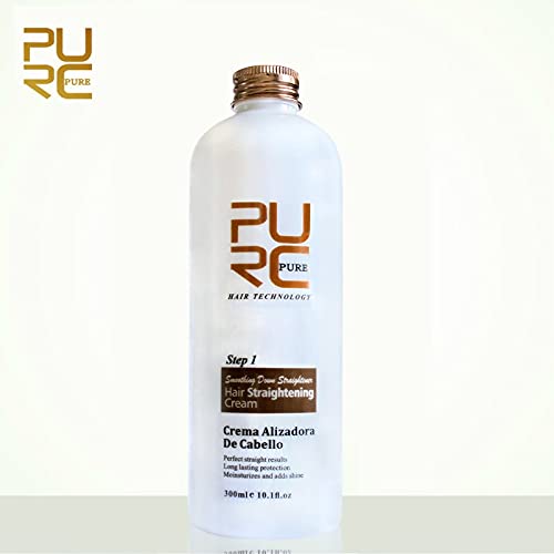 Nuevos productos reproductores conjunto de crema para alisar el cabello alisado para mantener el cabello brillante y flexible