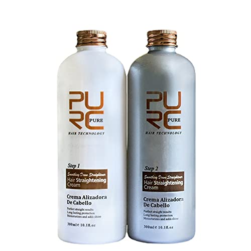 Nuevos productos reproductores conjunto de crema para alisar el cabello alisado para mantener el cabello brillante y flexible