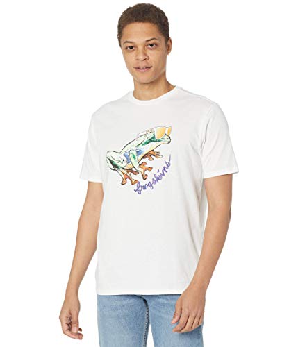 Oakley Jupiter Frog tee Camiseta, Blanco, M para Hombre