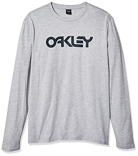 Oakley Mark II L/S tee Camisa, Gris Oscuro, XL para Hombre