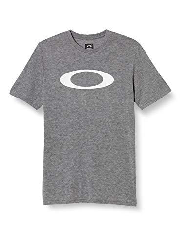 Oakley Mens O- Bold Ellipse Camisa, Athletic Heather Grey, S para Hombre
