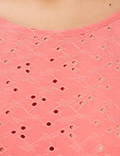 ONLY Carmakoma CARZABBY SS IN One Top Camiseta, Tea Rose, L para Mujer