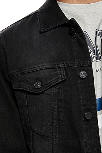 Only & Sons Onscoin Jacket PK 0453 Noos Chaqueta Vaquera, Negro (Black Denim Black Denim), Small para Hombre