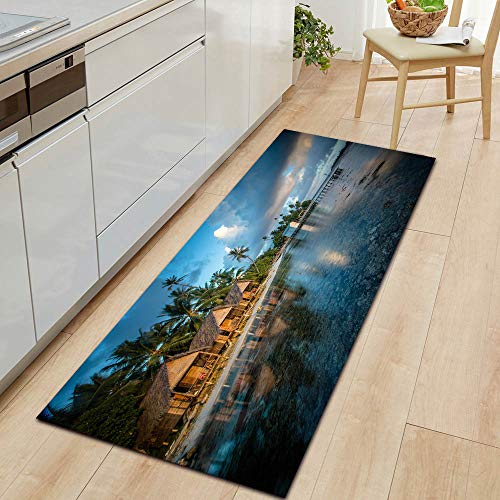 OPLJ Alfombra de Puerta de la Serie Nature Alfombra de Sala de Estar Alfombra cómoda Alfombra de Cocina para decoración del hogar A1 50x80cm