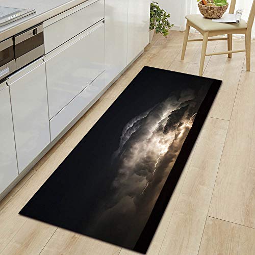 OPLJ Alfombra de Puerta de la Serie Nature Alfombra de Sala de Estar Alfombra cómoda Alfombra de Cocina para decoración del hogar A1 50x80cm