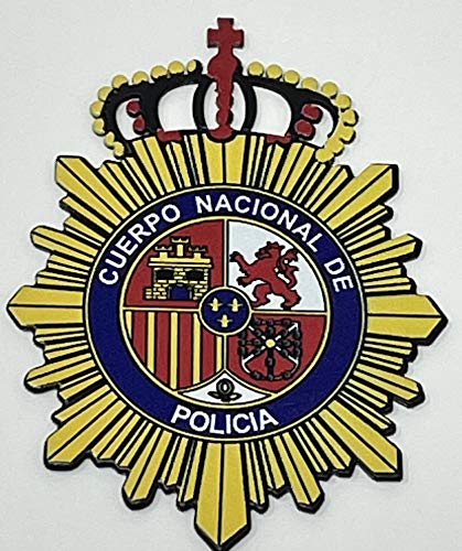 Pack artículos Policia Nacional de forja ,llavero,marca páginas e iman de nevera.