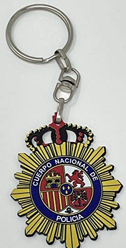 Pack artículos Policia Nacional de forja ,llavero,marca páginas e iman de nevera.