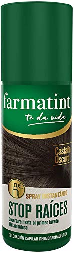Pack Farmatint - Tinte 4N Castaño + Stop Raíces Castaño Oscuro - Color natural y duradero - Componentes vegetales y aceites naturales - Sin amoníaco - Dermatológicamente testado