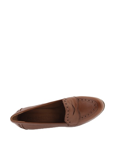 Paco Herrero Zapatos Mocasin Perforaciones Cuero EU 39