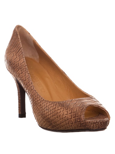 Paco Herrero Zapatos Peep Toe Beige 38