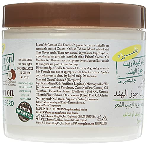 Palmer's Coconut Oil Formula Moisture-Gro Conditioning Hairdress 150g