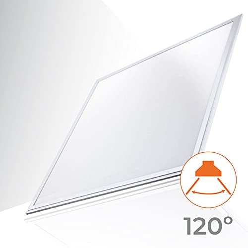 Panel LED 60x60cm 40W. Color Blanco Frio (6500K). 3600 Lumenes. Idoneo Techo Modular.