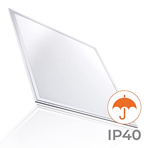 Panel LED 60x60cm 40W. Color Blanco Frio (6500K). 3600 Lumenes. Idoneo Techo Modular.
