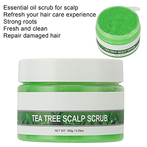Peeling de cuero cabelludo de 150 g, cepillo de masaje para el cuero cabelludo, peeling de cabello para el cuero cabelludo, exfoliante de tratamiento del cuero cabelludo Exfoliante hidratante