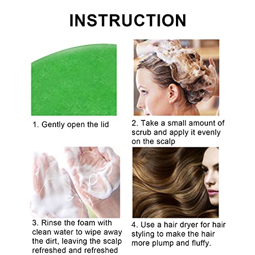 Peeling de cuero cabelludo de 150 g, cepillo de masaje para el cuero cabelludo, peeling de cabello para el cuero cabelludo, exfoliante de tratamiento del cuero cabelludo Exfoliante hidratante