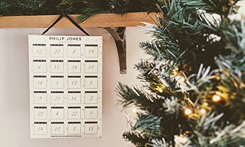 Philip Jones Calendario de Adviento de joyería creado con cristales austriacos