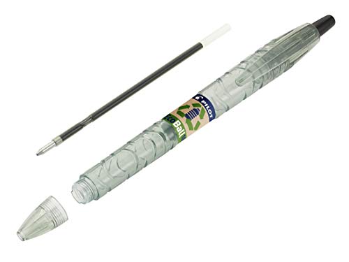 Pilot - Flowpack 4uds B2P ECOBALL 1mm - Bolígrafo Tinta base aceite - Medio - Negro, Azul, Rojo, Verde - Begreen -Fabricado a partir de plástico reciclado
