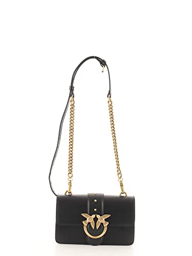 Pinko Love Mini Icon Simply Bandolera Negro