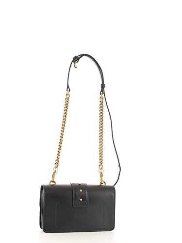 Pinko Love Mini Icon Simply Bandolera Negro