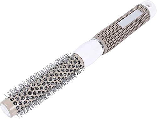 POFET Cepillo de pelo redondo Barril Peluquería Peluquería Peluquería Peluquería Barril Curling Brush Tool para cualquier cabello (1