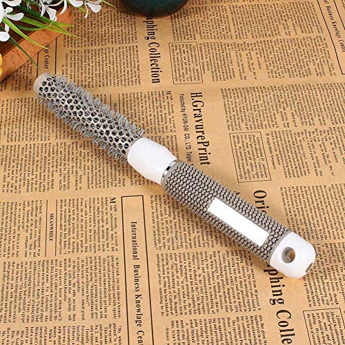 POFET Cepillo de pelo redondo Barril Peluquería Peluquería Peluquería Peluquería Barril Curling Brush Tool para cualquier cabello (1