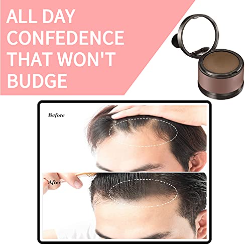 Polvo para el cabello, polvo para dar volumen al cabello, cobertura para la raíz y polvo para dar volumen al cabello Hairline Shadow Cover Up Relleno para el cabello(4#)