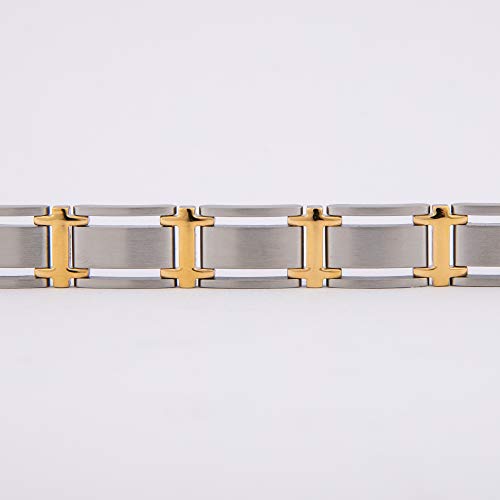 Pulsera Sabona Magnética- Artritis/Alivio del estrés - Pulseras para hombres y mujeres - Executive Symmetry Duet