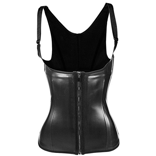 Queenral Corsé Adelgazar Látex Faja Reductora Mujer Cuerpo Chaleco Waist Trainer