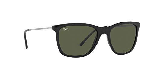 Ray-Ban 0RB4344 Gafas, Black, 56 Unisex Adulto